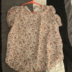 LOFT XS Short Sleeve Blouse